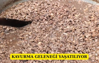 Kavurma Geleneği Yaşatılıyor