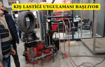 Kış lastiği uygulaması başlıyor