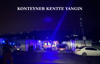 Konteyner Kentte Yangın