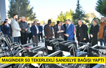 MAGİNDER 50 tekerlekli sandalye bağışı yaptı