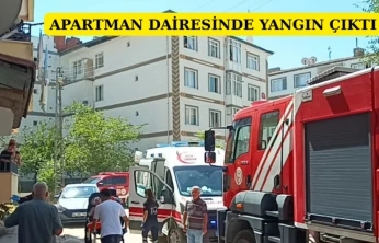 Malatya'da apartman dairesinde yangın
