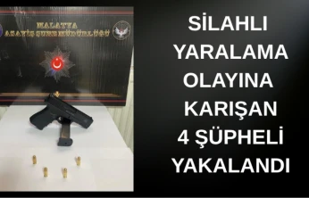 Silahlı Yaralama Olayına Karışan 4 Şüpheli Yakalandı