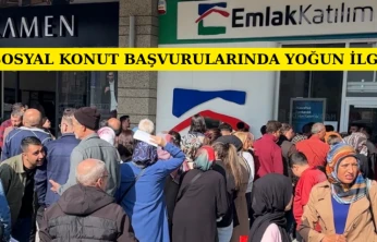 Sosyal Konut Başvurularında Yoğun İlgi