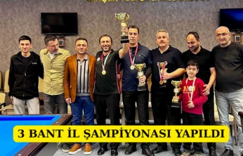 Üç Bant İl Şampiyonası Yapıldı