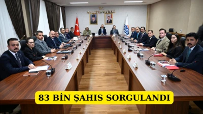83 Bin Şahıs Sorgulandı
