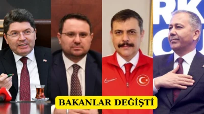 Bakanlar Değişti