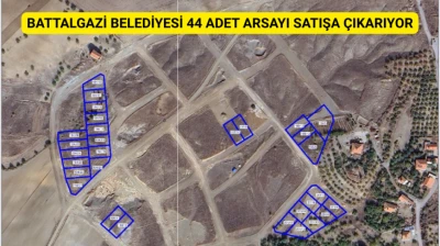 Battalgazi Belediyesi 44 Adet Arsayı Satışa Çıkarıyor