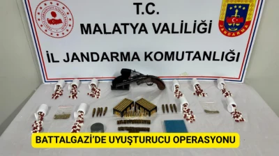 Battalgazi'de uyuşturucu operasyonu