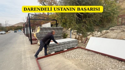 Darendeli ustanın başarısı