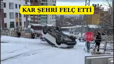 Kar şehri felç etti