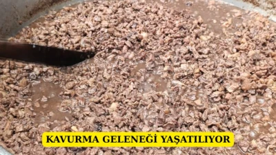 Kavurma Geleneği Yaşatılıyor