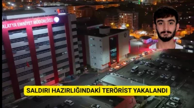 Saldırı Hazırlığındaki Terörist Malatya'da Yakalandı