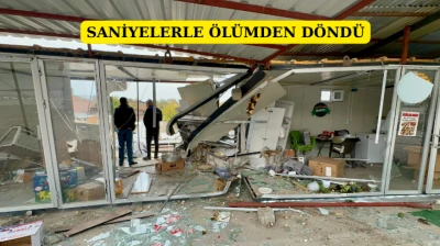 Saniyelerle ölümden döndü