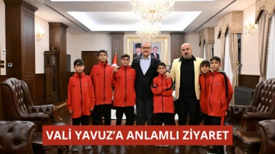 Vali Yavuz'a anlamlı ziyaret