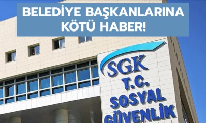 Belediye başkanlarına kötü haber!