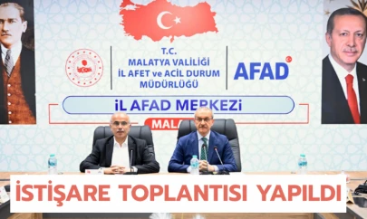 İstişare toplantısı yapıldı