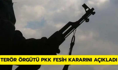 Terör örgütü PKK fesih kararını açıkladı