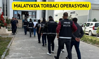 Malatya'da torbacı operasyonu