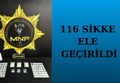 116 sikke ele geçirildi