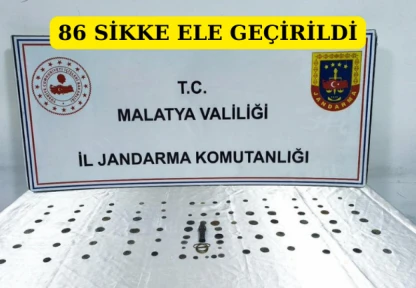 86 sikke ele geçirildi