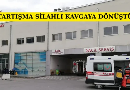 Tartışma silahlı kavgaya dönüştü