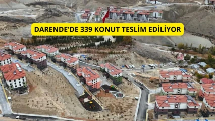 Darende'de 339 konut teslim ediliyor