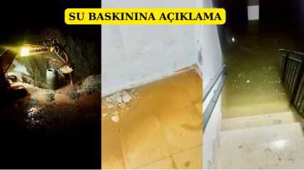 Su baskınına açıklama