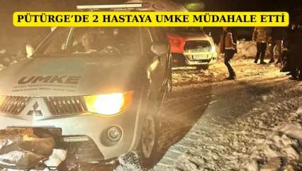 Pütürge'de İki Hastaya UMKE Müdahale etti