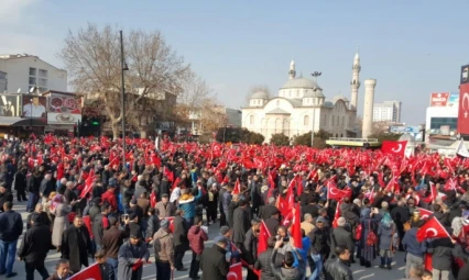 Galeri: Malatya, teröre karşı tek yürek oldu