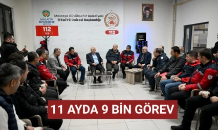 11 ayda 9 bin görev
