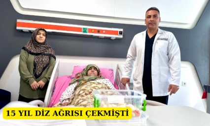 15 yıl diz ağrısı çekmişti