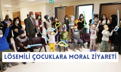 Battalgazi Belediyesi'nden lösemili çocuklara moral ziyareti