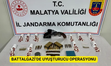 Battalgazi'de uyuşturucu operasyonu