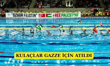Kulaçlar Gazze İçin Atıldı