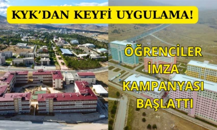 KYK'dan keyfi uygulama!