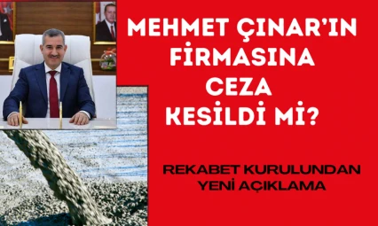 Mehmet Çınar'ın firmasına ceza kesildi mi?