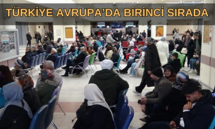 Türkiye Avrupa'da birinci sırada!