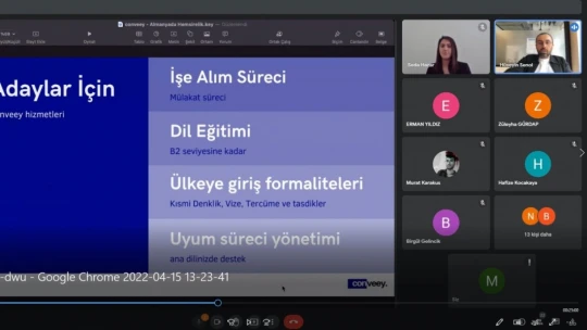 'Almanya'da hemşire olabilmenin yolları anlatıldı
