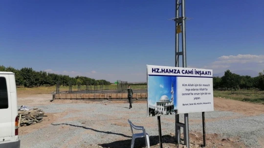 'Hazreti Hamza Cami' nin temeli törenle atıldı