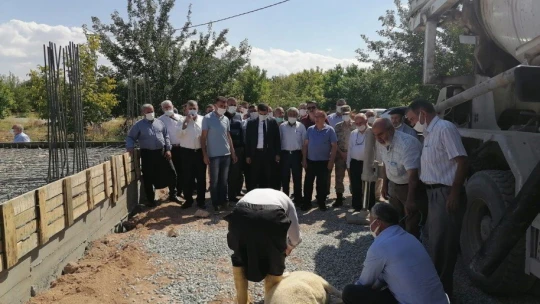 'Hazreti Hamza Cami' nin temeli törenle atıldı