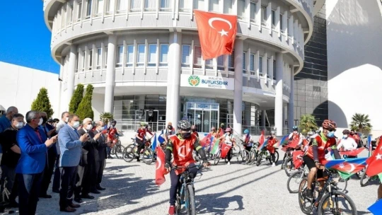 'İki Devlet Tek Millet' için pedal çevirdiler