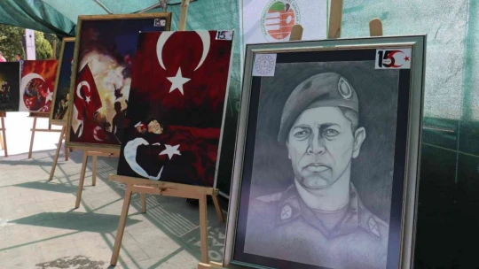 15 Temmuz karma resim ve fotoğraf sergisi açıldı