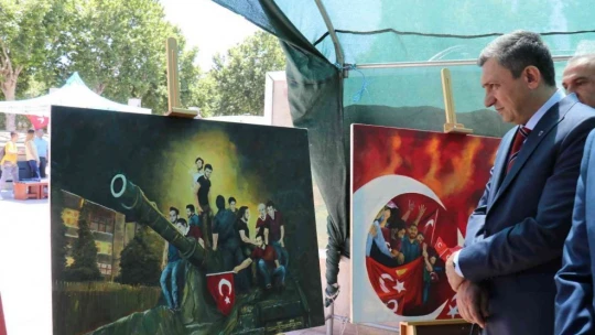 15 Temmuz karma resim ve fotoğraf sergisi açıldı