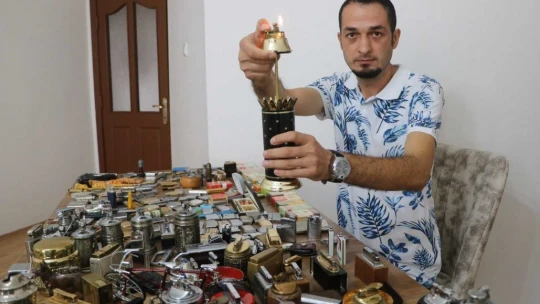 Ağzına sigara dahi sürmedi ama 20 yılda 350 çakmak topladı