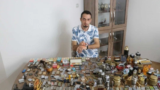 Ağzına sigara dahi sürmedi ama 20 yılda 350 çakmak topladı