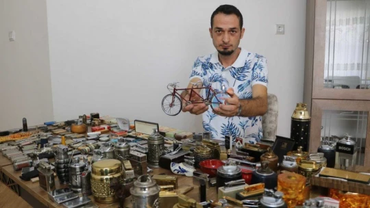 Ağzına sigara dahi sürmedi ama 20 yılda 350 çakmak topladı