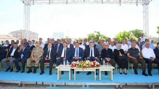 Akçadağ'da 12 derslikli okul törenle eğitime başladı