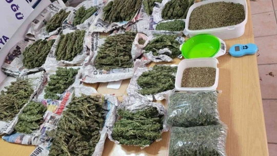 Akçadağ'da 6,5 kilo esrar ele geçirildi
