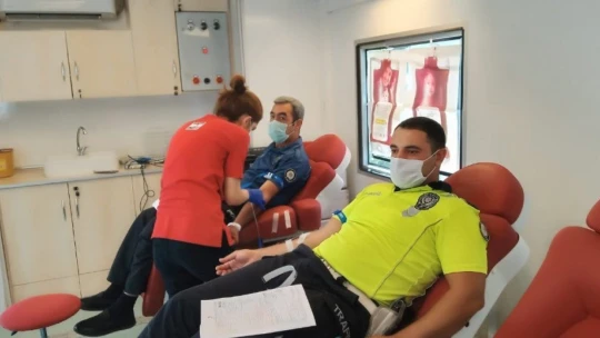 Akçadağ'da kan bağışı kampanyasına destek