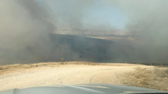 Akçadağ'da sigara izmariti yangın çıkardı